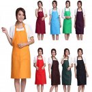New Women Muti-color Cooking Kitchen Restaurant Bib Apron Dress with Pocket Gift