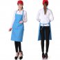 New Women Muti-color Cooking Kitchen Restaurant Bib Apron Dress with Pocket Gift