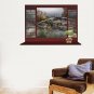 Chinese Style 3D Window View Removable Wall Sticker Art Vinyl Decal Decor Mural