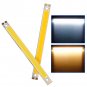 5/10/30W Strip COB LED Light 12-14V Warm White/Pure White Lamp Bead Bulbs Soft