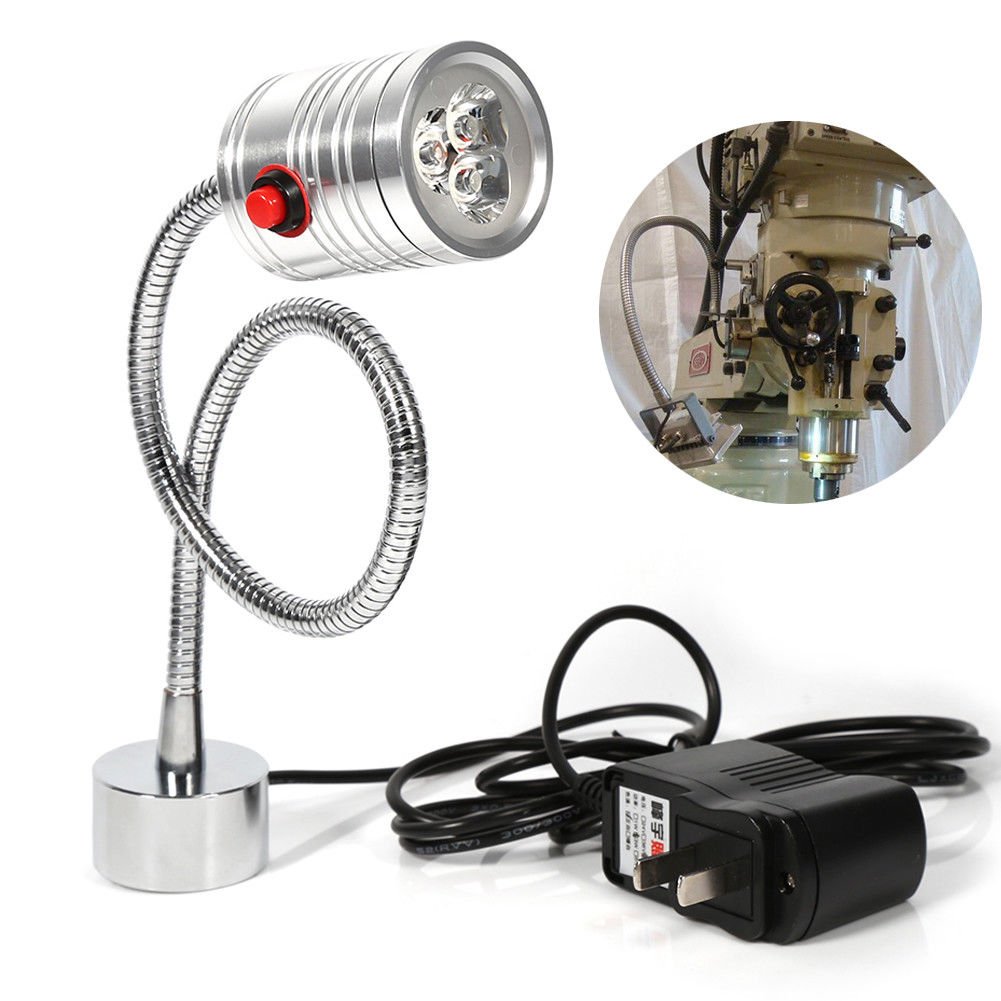 220V LED Milling Machine Bench Work Light Magnetic Lagun Lathe Grinder Lamp New