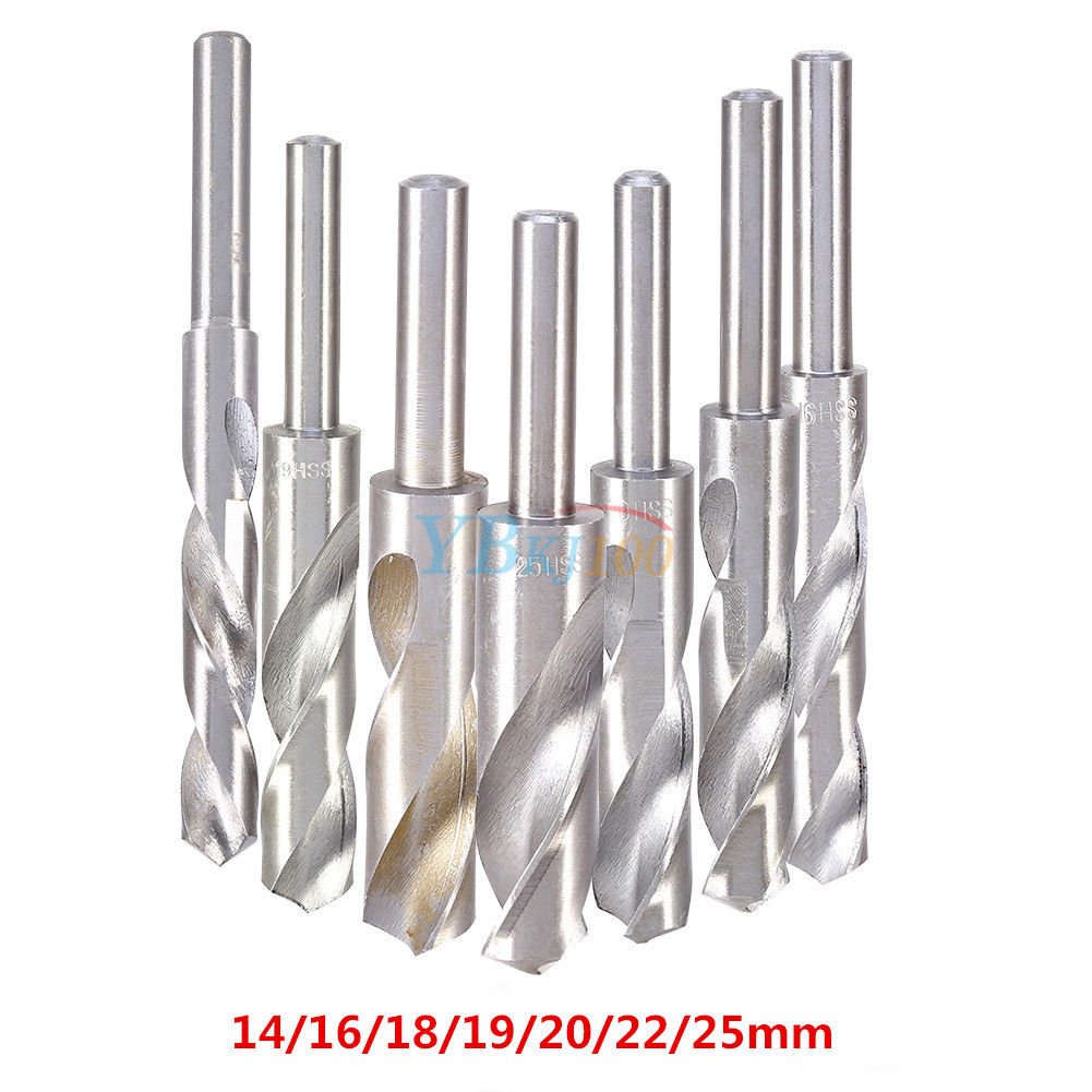 1/2" Straight Reduced Shank HSS Twist Blacksmiths Drill Bit Tool 14-25mm Durable