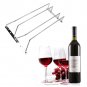 Stainless Steel Wine Hanging Cup Holders Hanging Goblet Cup Rack Home Decor
