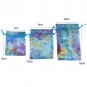 50Pcs/Set Sheer Coralline Organza Jewelry Pouch Wedding Party Favor Gift Bags