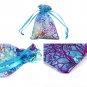 50Pcs/Set Sheer Coralline Organza Jewelry Pouch Wedding Party Favor Gift Bags