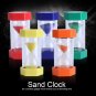 3-60Min Hourglass Timer Plastic Frame Glass Sand Sandglass Clock Time Decor Gift