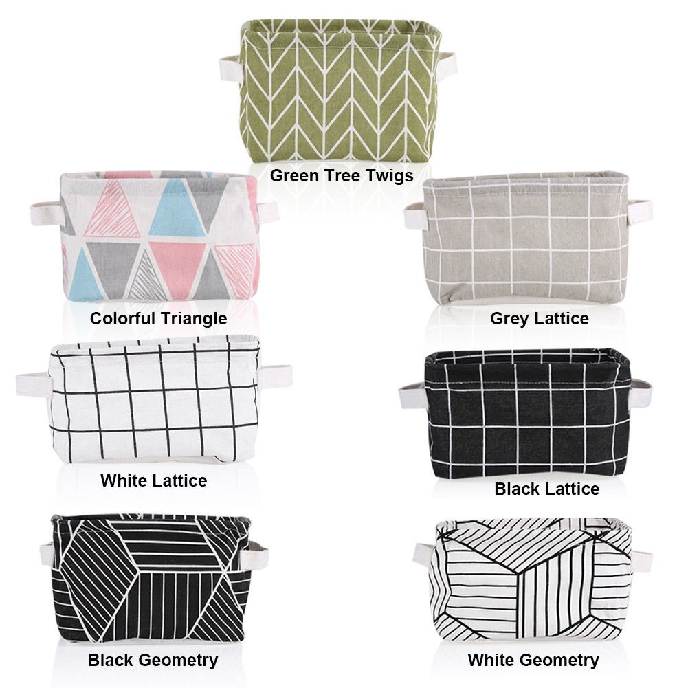 Desk Storage Box Holder Cosmetic CD Stationery Laundry Organizer Case Basket