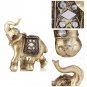 Gold Elegant Resin Elephant Statue Ornament Figurine Home Office Decor Gift