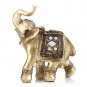 Gold Elegant Resin Elephant Statue Ornament Figurine Home Office Decor Gift