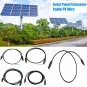 3/10ft Solar Panel Extension Cable PV Wire w/ Male Female MC4 Connectors Adapter