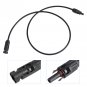 3/10ft Solar Panel Extension Cable PV Wire w/ Male Female MC4 Connectors Adapter