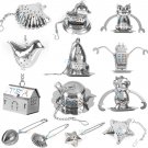 Stainless Infuser Loose Tea Leaf Strainer Herbal Spice Filter Diffuser Animals E