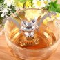 Stainless Infuser Loose Tea Leaf Strainer Herbal Spice Filter Diffuser Animals E
