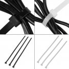100Pcs Nylon Plastic Releasable Reusable Cable Tie Zip Wrap Ties Wire 8x150mm
