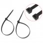 100Pcs Nylon Plastic Releasable Reusable Cable Tie Zip Wrap Ties Wire 8x150mm