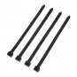 100Pcs Nylon Plastic Releasable Reusable Cable Tie Zip Wrap Ties Wire 8x150mm