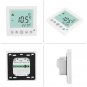 LCD Digital Programmable Floor Heating Thermostat Temperature Control Backlight