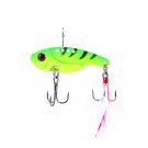 20PCS Metal Spoon Fishing Lure Crankbait Bass Crank Bait Treble Hook 5.5cm 12g