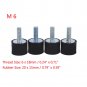 4Pcs M6 M8 Car Boat Rubber Shock Absorber Anti Vibration Isolator Mounts Bobbins