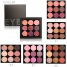 1x FOCALLURE 9 Colors Waterproof Cosmetic Makeup Shimmer Blush Eyeshadow Palette