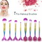 4Pcs Professional Kabuki Foundation Brushes Makeup Brush Set Cosmetic Tool Kit
