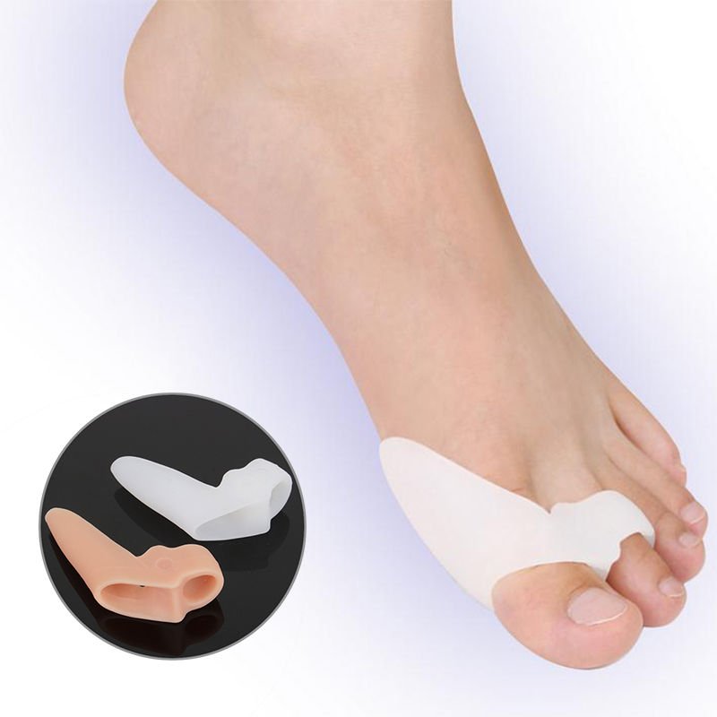 2pcs Gel Toe Separators Stretchers Straighteners Alignment Bunion Pain Relief