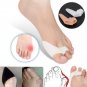 2pcs Gel Toe Separators Stretchers Straighteners Alignment Bunion Pain Relief