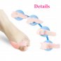 2pcs Gel Toe Separators Stretchers Straighteners Alignment Bunion Pain Relief
