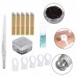 Complete Microblading Permanent Tattoo Manual Pen Eyebrow Paste Needles Kit Set