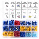 360pcs Assorted Electrical Wire Terminals Crimp Connector Butt Spade Box Kit
