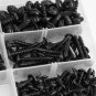 340Pcs Assorted Black Iron Self Tapping Drilling Cross Head Screw Bolt 8 Sizes