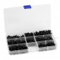 340Pcs Assorted Black Iron Self Tapping Drilling Cross Head Screw Bolt 8 Sizes