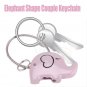 Elephant Key Chain Ring Keychain Keyring Pendant Gift Fr Lover Couple Friend coi