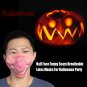 Half Face Scary Breathable Latex Masks Cosplay Fancy Dress Halloween  Prank Prop