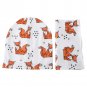 2PCS Newborn Baby Kids Boy Girl Cotton Hat Cap + Scarf Neckerchief Breathable