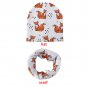 2PCS Newborn Baby Kids Boy Girl Cotton Hat Cap + Scarf Neckerchief Breathable