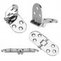 1/2/4/10X Solid Butler Tray Hinge Round Edge Folding Flaps For Home Kitchen
