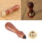 Stamp Seal Sealing Wax Set Vintage Antique Alphabet Initial Letter with Box Gift