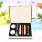 Stamp Seal Sealing Wax Set Vintage Antique Alphabet Initial Letter with Box Gift