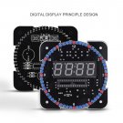 Digital Alarm LED Clock Snooze Light Control Backlight Time Thermometer DIY Kit