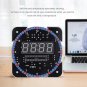 Digital Alarm LED Clock Snooze Light Control Backlight Time Thermometer DIY Kit