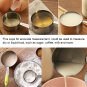 Stainless Steel Measuring Cups&Spoons Kit For Dry Liquid Ingredients Milk Pan