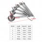 Stainless Steel Measuring Cups&Spoons Kit For Dry Liquid Ingredients Milk Pan