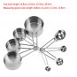 Stainless Steel Measuring Cups&Spoons Kit For Dry Liquid Ingredients Milk Pan