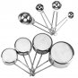 Stainless Steel Measuring Cups&Spoons Kit For Dry Liquid Ingredients Milk Pan