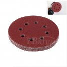 10Pcs 5 inch 125mm 8 Hole 60#-1000# Round Sanding Discs Sandpaper Abrasive Tool