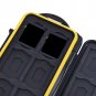 Black Waterproof 12SD + 12TF Memory Card Protective Carry Case Travel Holder Bag