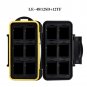 Black Waterproof 12SD + 12TF Memory Card Protective Carry Case Travel Holder Bag