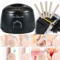 1x Wax Warmer Heater Machine+ 1x 300g Depilatory Hot Film Hard Wax Beans Waxing