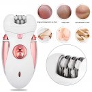 Women Lady 4 in 1 Electric Rechargeable Cordless Epilator & Shaver Hair Remover